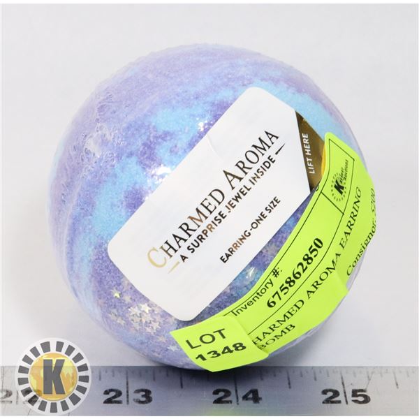 NEW CHARMED AROMA EARRING BATH BOMB