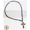 Image 1 : HEAVY CROSS SHAPED FASHION NECKLACE