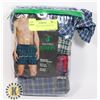 Image 1 : MENS 4 PACK PLAID BOXERS 2XL