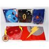 Image 1 : LOT OF 4 SUPERHERO CAPES AND MASKS BATMAN SUPERMAN