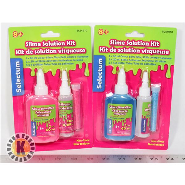 NEW SLIME SOLUTION KITS AGE 8+