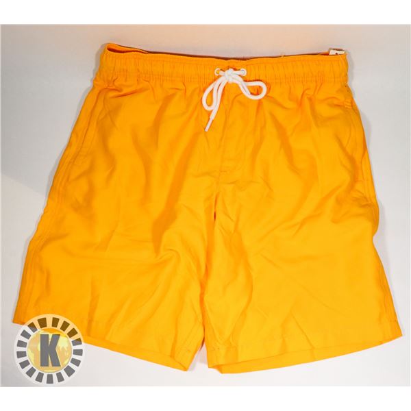 MENS YELLOW SWIM TRUNKS SIZE M