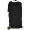 Image 1 : WOMENS L SOFT BLACK XTRA LONG TEE