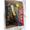 Image 1 : Hammer tools, hose clamps ect