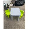 Image 1 : Kids table and 2 chairs