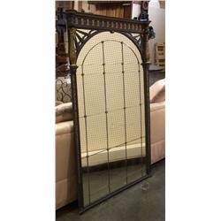 Modern decorator black and gold art frame mirror