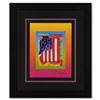 Image 1 : Flag with Heart on Blends III by Peter Max