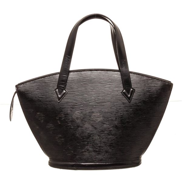 Louis Vuitton Black Epi Leather St. Jacques PM Shoulder Bag