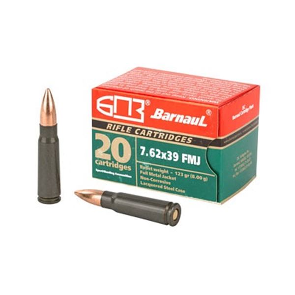 BARNAUL 762X39 123GR FMJ - 20 Rds