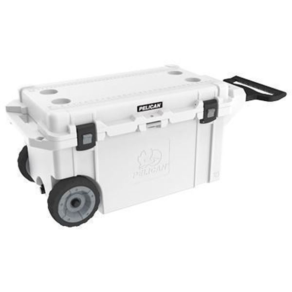 PELICAN COOLER 80QT WHEELED WHT