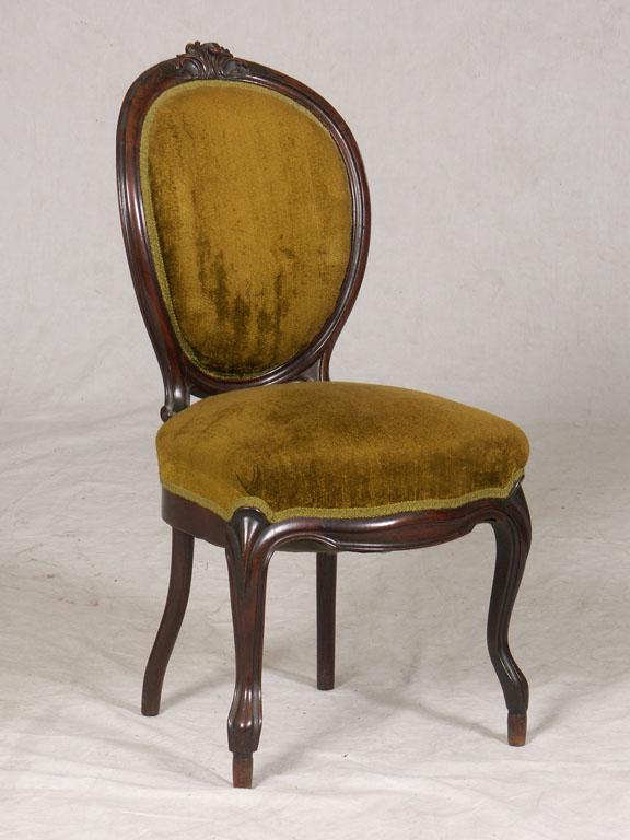 VICTORIAN OVAL BACK SIDE CHAIR