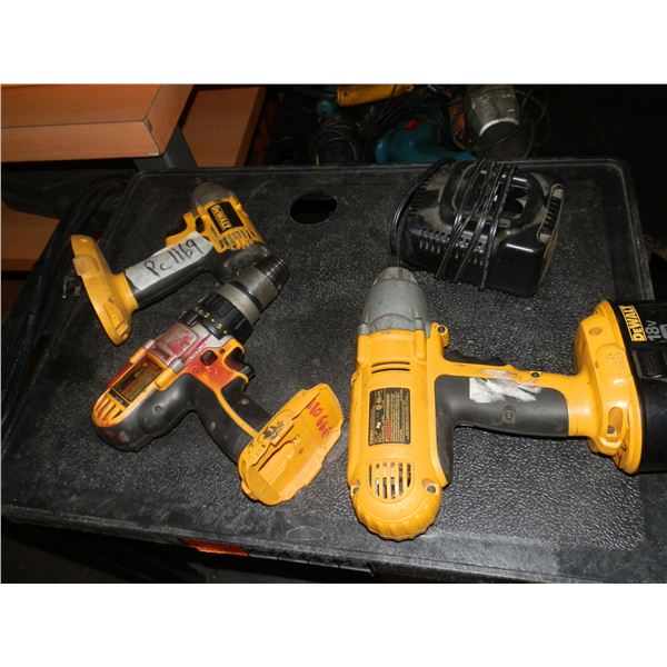 Dewalt 18 Volt Power Tool Lot