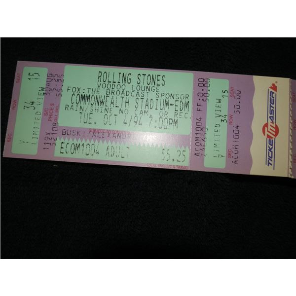 1994 Rolling Stones Tickets
