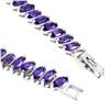 Image 3 : Natural Brazil Purple Amethyst Bracelet