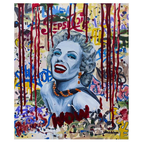 Nastya Rovenskaya- Mixed Media "Smile"