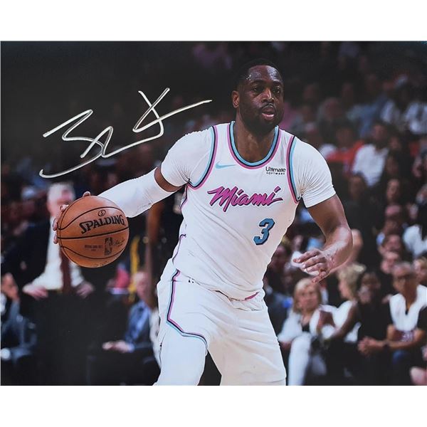 Autographed Print "Dwyane Wade"