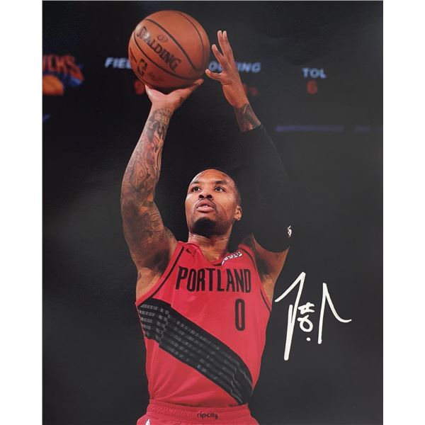 Autographed Print "Damian Lillard"