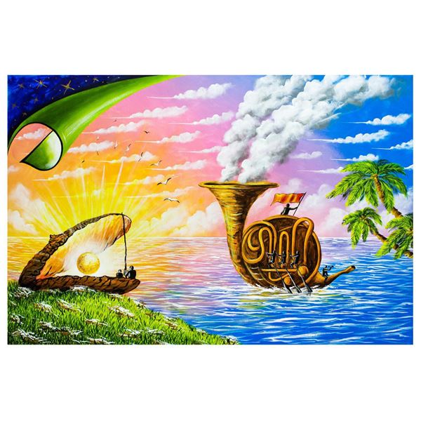 Eugene Poliarush- Original Oil on Canvas "Special Delivery"