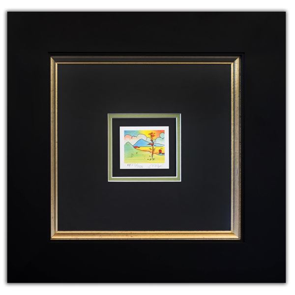 Peter Max- Original Lithograph "Tree with Sailboat (Mini Series)"