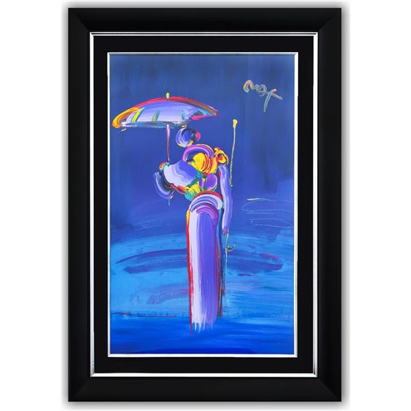 Peter Max- Original Mixed Media "Sage with Cane"