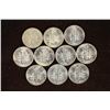 Image 2 : 10-ASSORTED 1940'S-1960'S BU SILVER ROSY DIMES