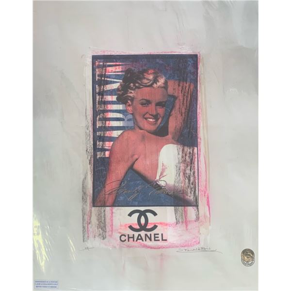 Limited Edition “Chanel Marilyn Monroe" Fairchild Collection Artist Print