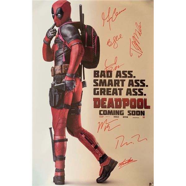 Signed Deadpool Movie Poster