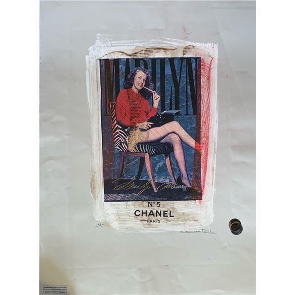Limited Edition “Chanel Marilyn Monroe" Fairchild Collection Artist Print