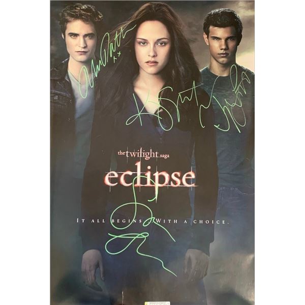 Signed The Twilight Saga: Eclipse Movie Poster