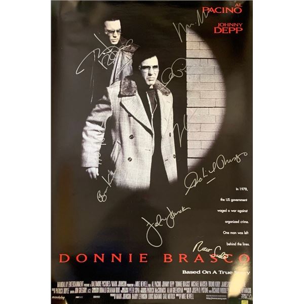 Signed Donnie Brasco Movie Poster