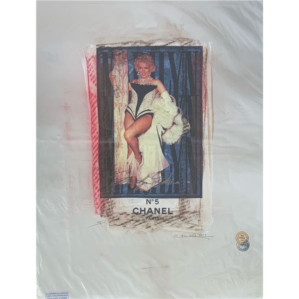 Limited Edition “Chanel Marilyn Monroe" Fairchild Collection Artist Print