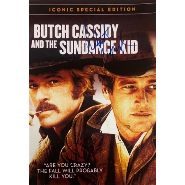 Signed Butch Cassidy and The Sundance Kid Mini Poster Photograph
