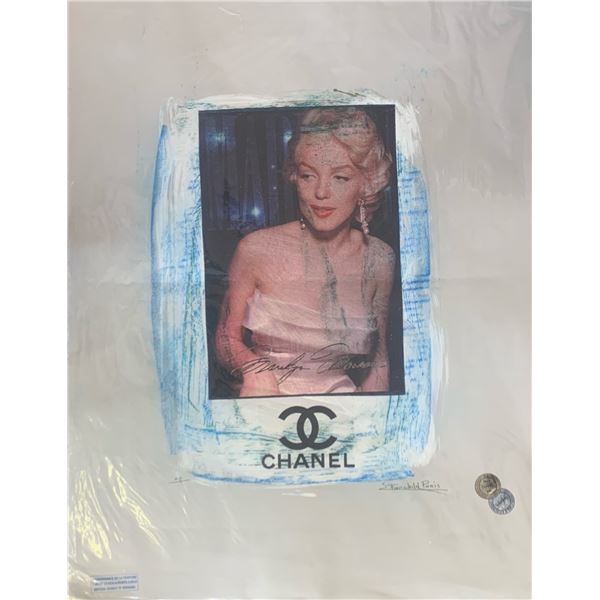 Limited Edition “Chanel Marilyn Monroe" Fairchild Collection Artist Print