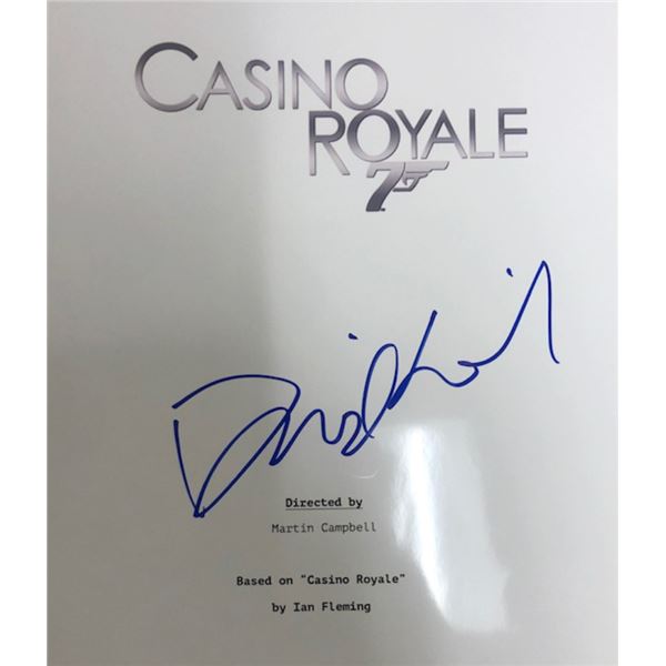 Signed James Bond Casino Royale Script