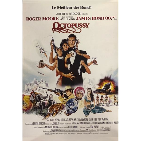 James Bond In Octopussy Movie Poster