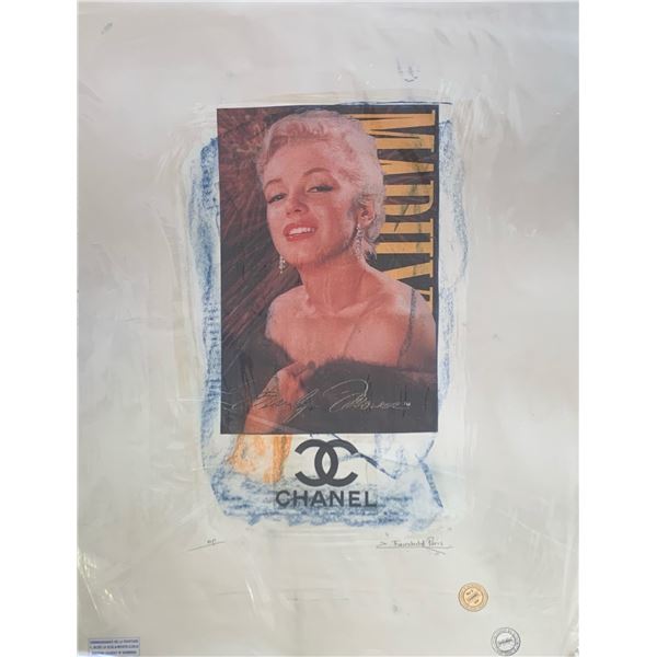 Limited Edition “Chanel Marilyn Monroe" Fairchild Paris Collection Artist Print