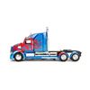 Image 2 : Transformers Optimus Prime 1:24 Diecast Vehicle Blue and Red