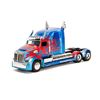Image 3 : Transformers Optimus Prime 1:24 Diecast Vehicle Blue and Red