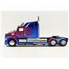 Image 4 : Transformers Optimus Prime 1:24 Diecast Vehicle Blue and Red