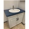 Image 2 : Showroom Display - 3 pce Bathroom includes: 30" Vanity cabinet with sink and tap set, recessed medic