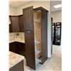 Image 12 : Showroom Display - Dark Maple 14 pce L shape Kitchen cabinet set measures 124" x 90"  with island - 