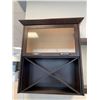 Image 8 : Showroom Display - Dark Maple 14 pce L shape Kitchen cabinet set measures 124" x 90"  with island - 