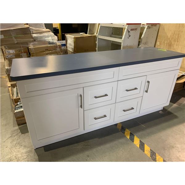 NEW 74" Cabinet with Counter Top includes all hardware