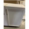 Image 3 : Display Model 18" Kitchen upper Cabinets lot of 2 grey and white sold as one lot