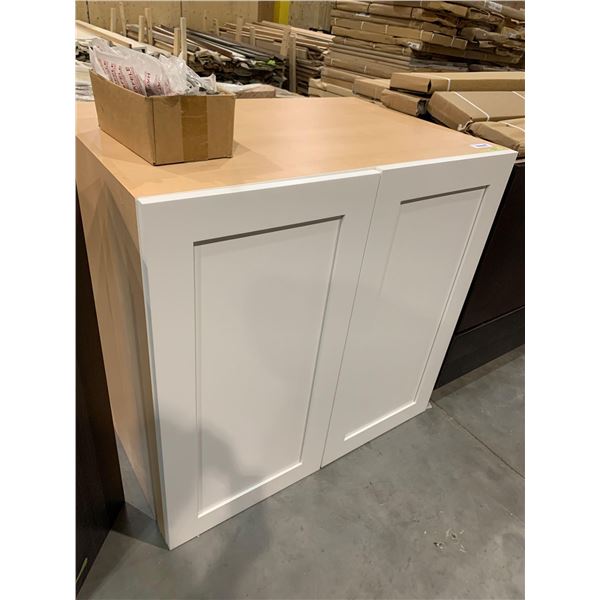 NEW White Shaker Style 2 door deep kitchen upper cabinet 36"