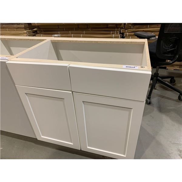 NEW Double Door White 30" Bathroom Vanity Cabinet