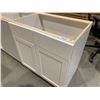 Image 2 : NEW Double Door White 30" Bathroom Vanity Cabinet