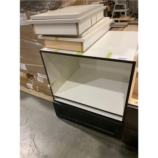 Lot of 3 cabinets includes: 1 24x30 single drawer cabinets and 2 medicine cabinets