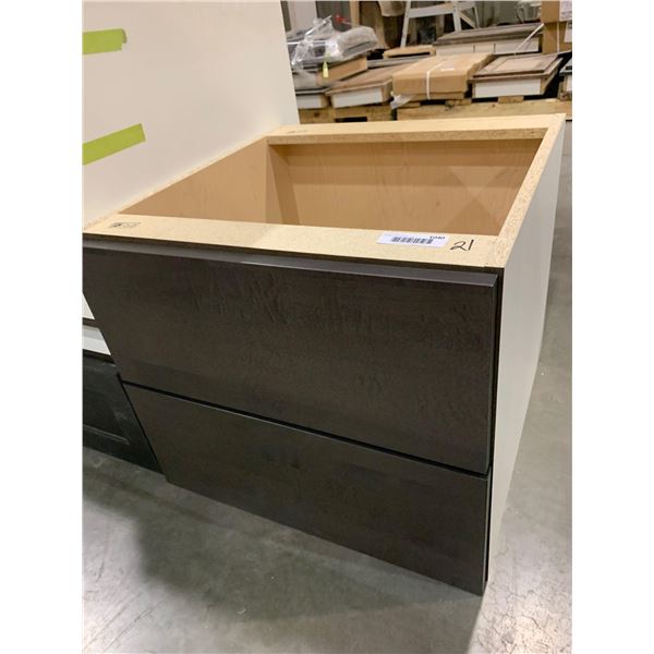 NEW Dark Maple 21" Single Drawer Vanity Base Cabinet