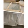 Image 7 : NEW White assorted 4 pce Kitchen Base cabinets includes: 1 x 12", 1 x 27" sink , 1 x 30" drawers, 1 